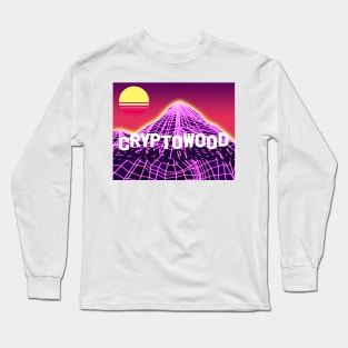 Hollywood, Crypto Currency, Bitcoin, Blockchain Long Sleeve T-Shirt